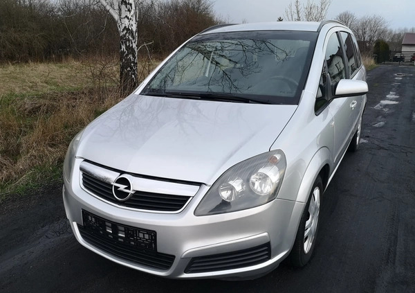 Opel Zafira cena 13900 przebieg: 243000, rok produkcji 2007 z Ryki małe 781